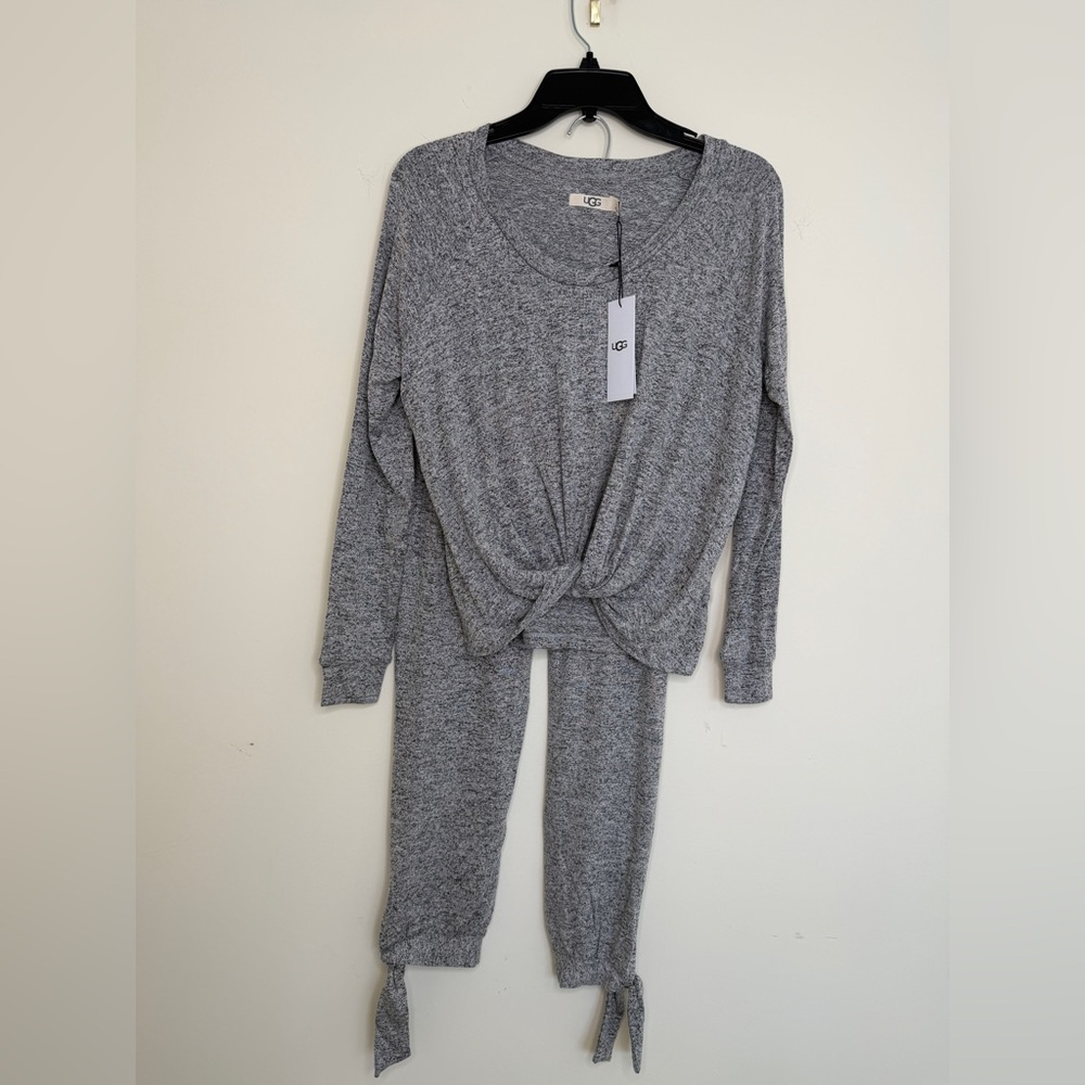 UGG Fallon Pajama Set – Grey Heather – XS – New In Bag $98
